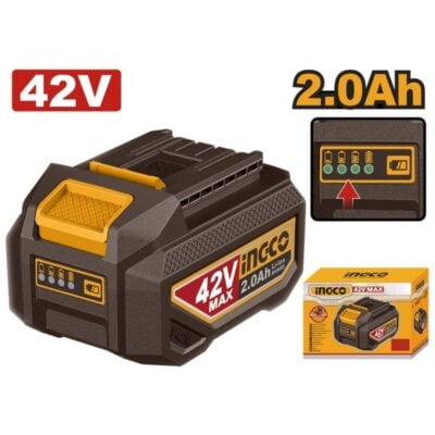 Ingco Cordless 42V Lithium-Ion 2.0ah Battery FBLI42201