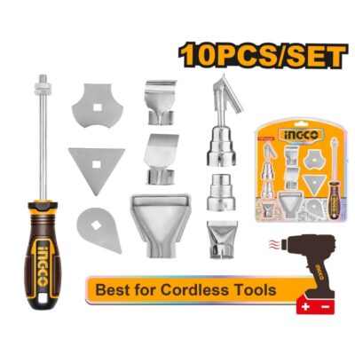 Ingco heat Gun Accessory Set 10 Pieces HGA0131