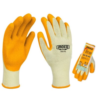 Ingco PPE Gloves Poly Cotton XL